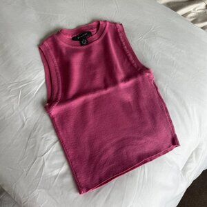 Pink crop top
